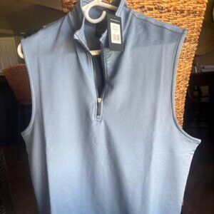 Dunning Golf Milbrook Performance Qtr Zip Golf Vest Sz Sm and Med